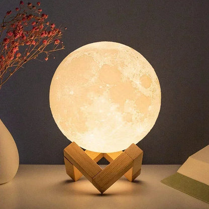 Night Light 3D Print Moon Lamp