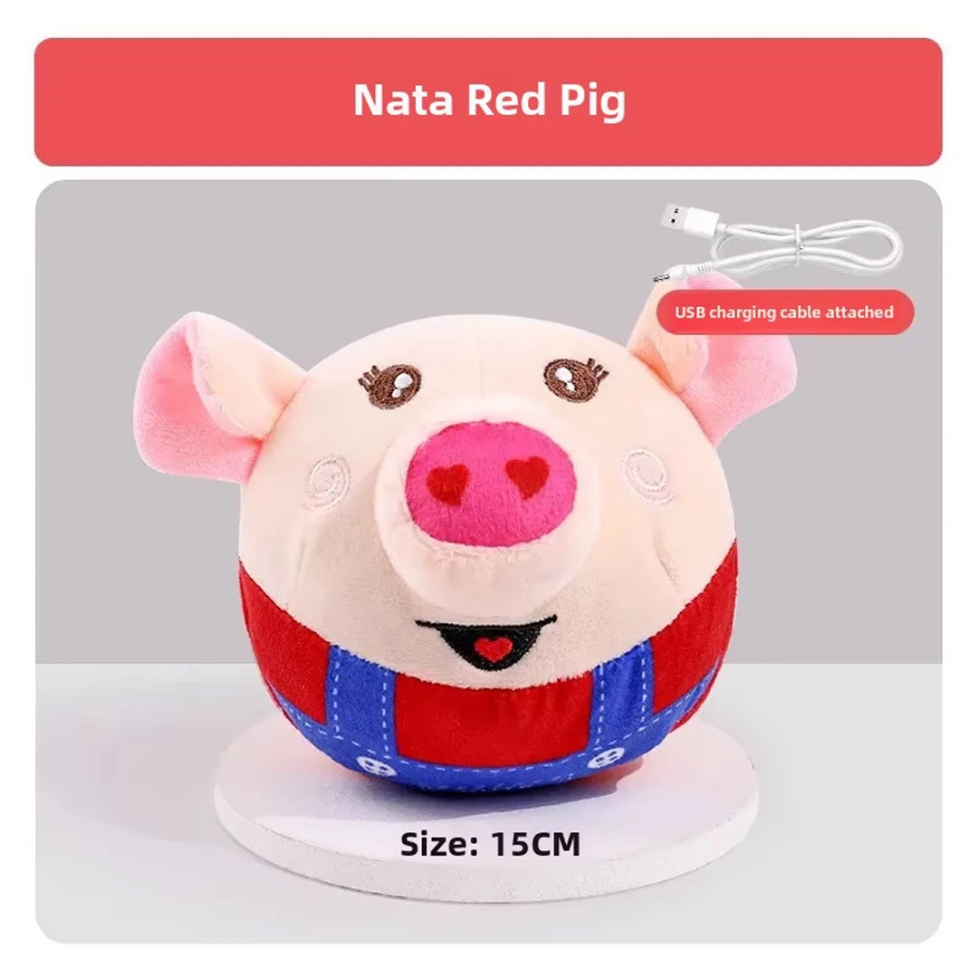 Jumping Piggy Dog Toy