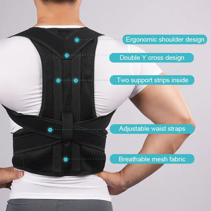 Back Brace Posture Corrector Back Lumbar Suppor