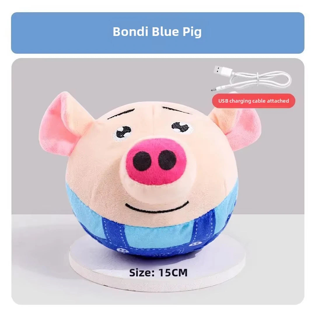 Jumping Piggy Dog Toy