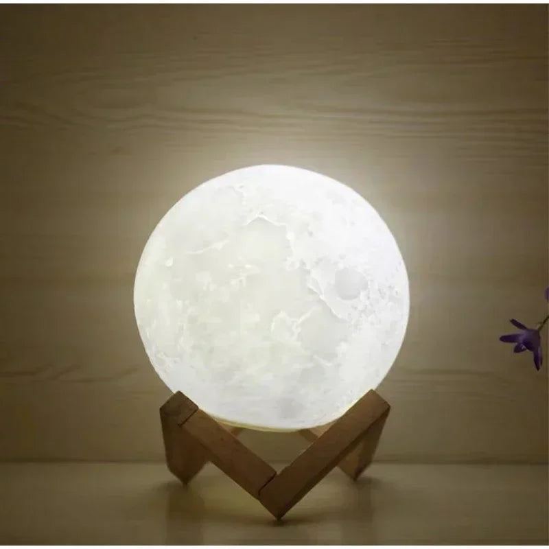 Night Light 3D Print Moon Lamp